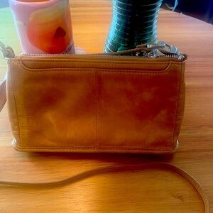 New Hobo Small Leather Crossbody in Tan